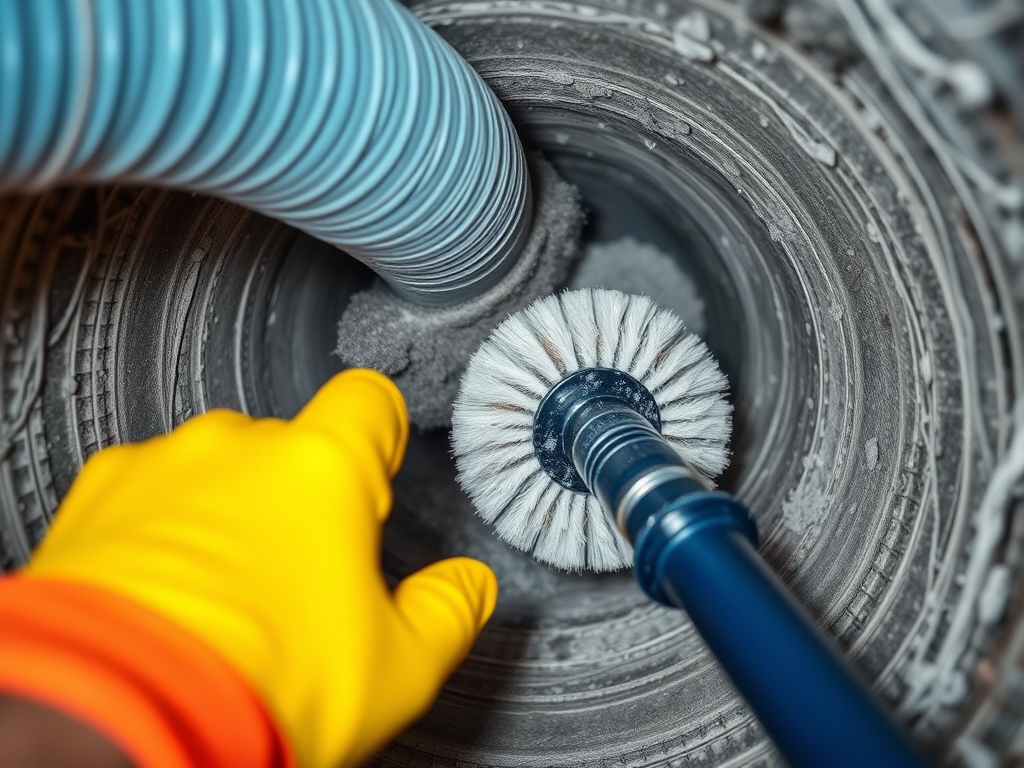 Air duct cleaning in St. Petersburg home
